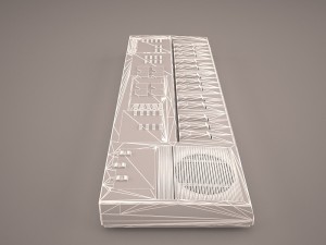 electronic piano 3D 模型