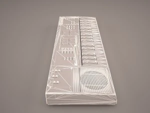 electronic piano 3D Model