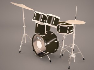 large drum kit Modello 3D