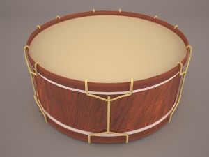 snare drum 3D 모델