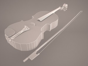 violin 3D Модель