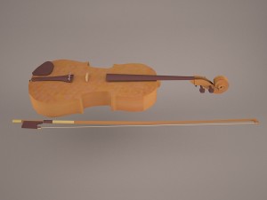 violin 3D Модель