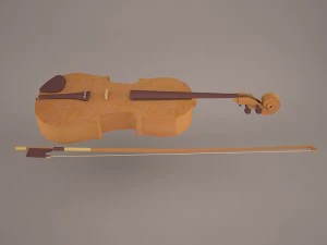 바이올린 3D 모델
