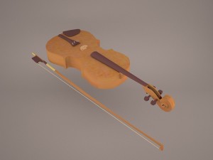 violin 3D Модель
