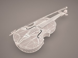 violin 1 3D Модель