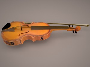 violin 1 3D Модель