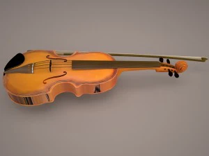 violin 1 3D Model