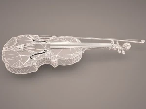 violin 1 3D Model