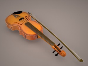 violin 1 3D Модель