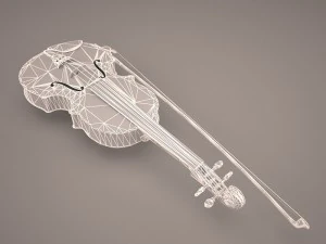 violin 1 3D Model