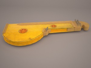 zither 3D Модель