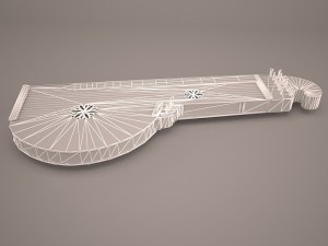 zither 3D Модель