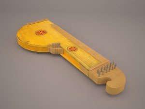 zither 3D Модель