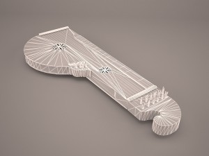 zither 3D Модель