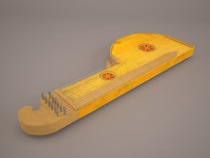 zither 3D Модель