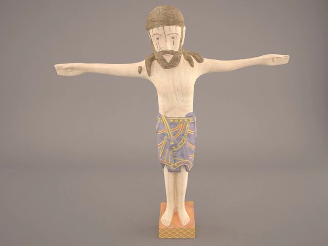 crucifix 3D Model .c4d .max .obj .3ds .fbx .stl .blend