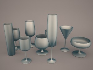 glass set 3D Model
