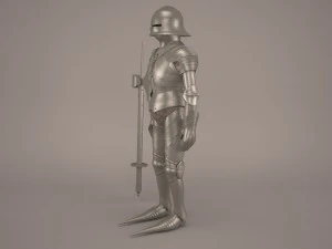 medieval knight armor 3D Model
