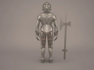 medieval knight armor 3D Model