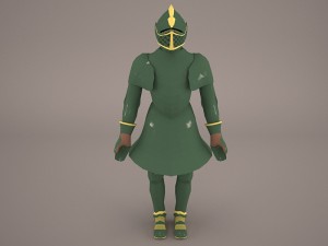 medieval knight armor 3D Model