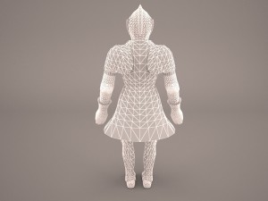 medieval knight armor 3D Модель