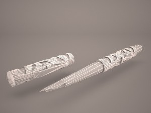 fountain pen Model 3D