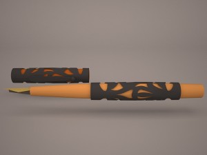 fountain pen Model 3D