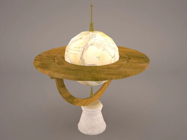 armillary sphere 3D Model .c4d .max .obj .3ds .fbx .stl .blend 