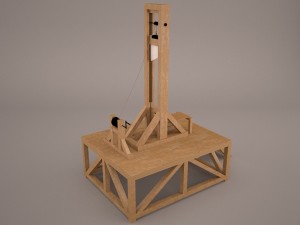 guillotine 3Dモデル