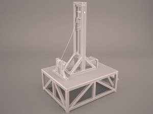 guillotine Modelo 3D