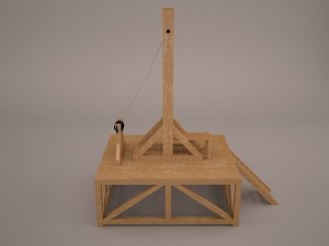 guillotine Modelo 3D