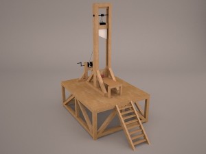 guillotine Modelo 3D
