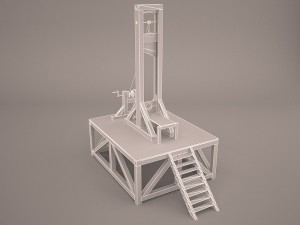 guillotine Modelo 3D