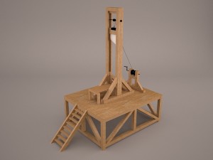 guillotine Modelo 3D
