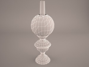oil lamp 3D 模型