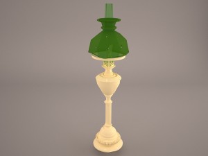 oil lamp 3D Model