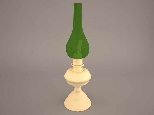 oil lamp 3D-Modell .c4d .max .obj .3ds .fbx .stl .blend 