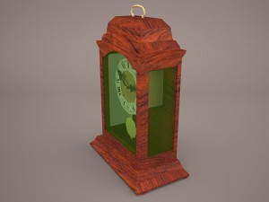 antique clock Modelo 3D