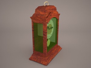 antique clock Modelo 3D