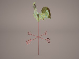 weather vane 3D मॉडल
