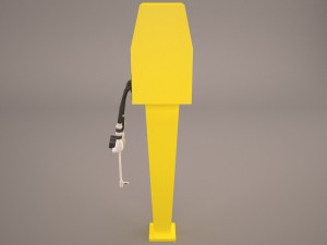tire pump 3D 모델