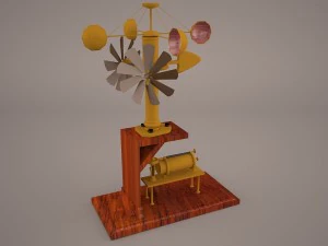 anemometer 3D Model