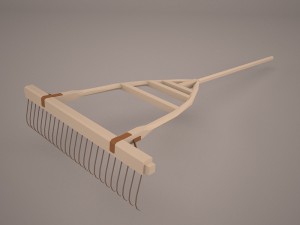garden rake 3D Model