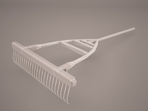 garden rake Modelo 3D