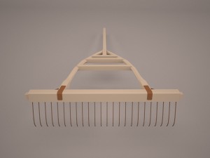 garden rake Modelo 3D
