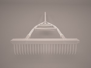 garden rake Modelo 3D