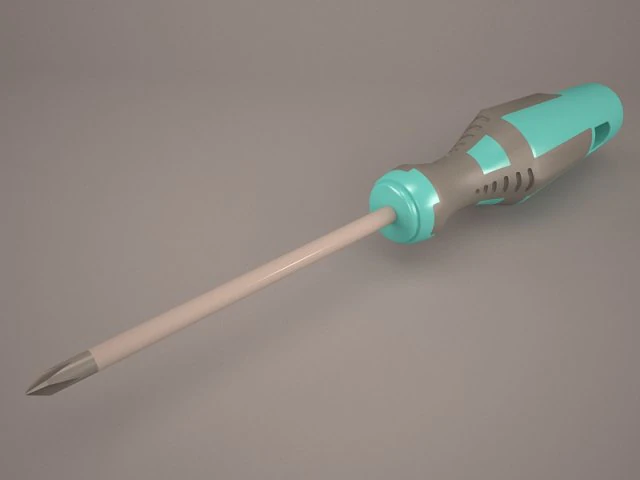 phillips screwdriver 3D Model .c4d .max .obj .3ds .fbx .stl .blend 