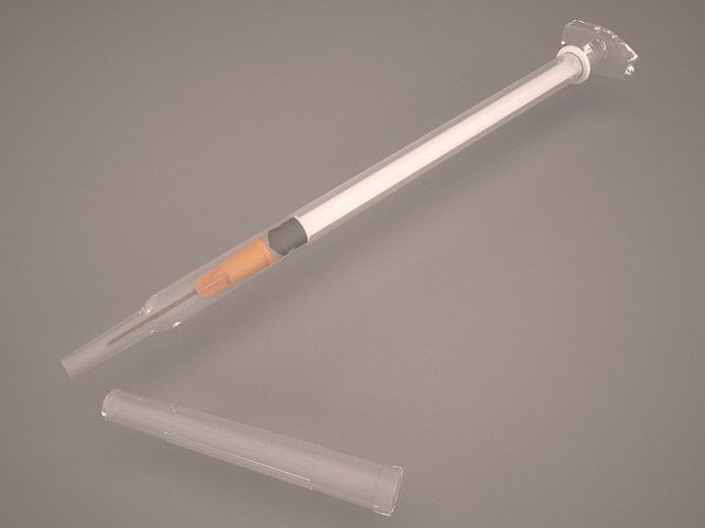 dental syringes Modelo 3D .c4d .max .obj .3ds .fbx .stl .blend 