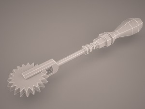 pastry cutting wheel Model 3D