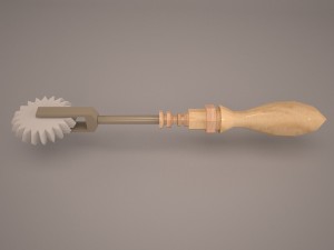 pastry cutting wheel Model 3D